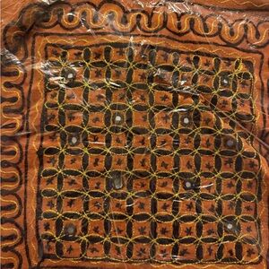 Pillow case Embroidered Geometric Pattern Fabric